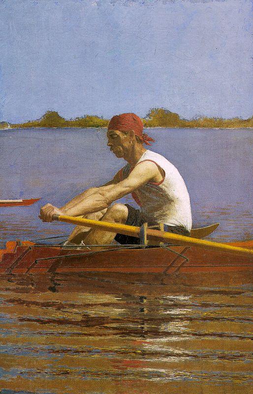 Thomas Eakins John Biglin in a Single Scull oil painting picture